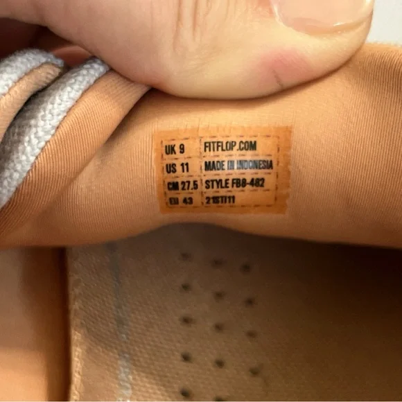 Grey FitFlop Sneakers - Size 11 - Picture 4 of 12